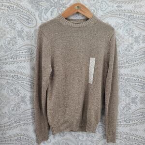 St Johns Bay Nautical Fisherman blue men's sweater size S Gorpcore Office